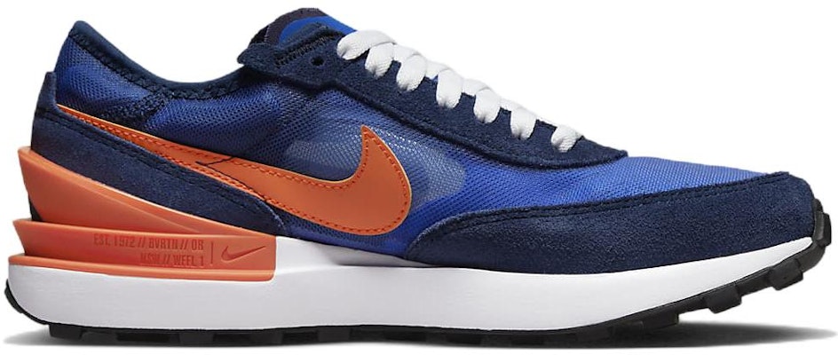 (JR) Nike Waffle One Kasut Sukan Santai Biru 'Orange' DC0481-402 Order (JR) Nike Waffle One Kasut Sukan Santai Biru 'Orange' DC0481-402
