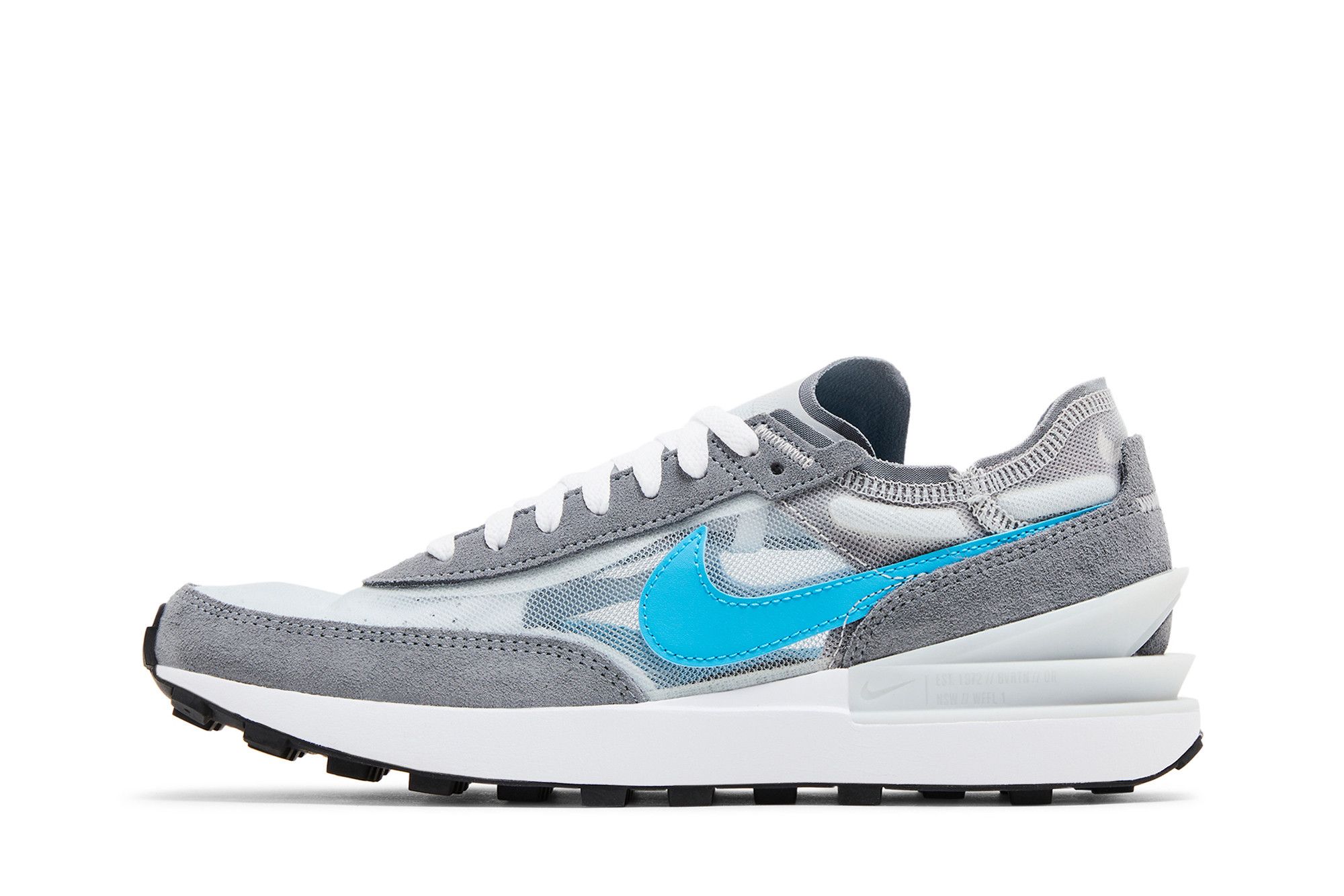 Lookbook Nike Waffle One 'Cool Grey Blue Lightning' DA7995-003