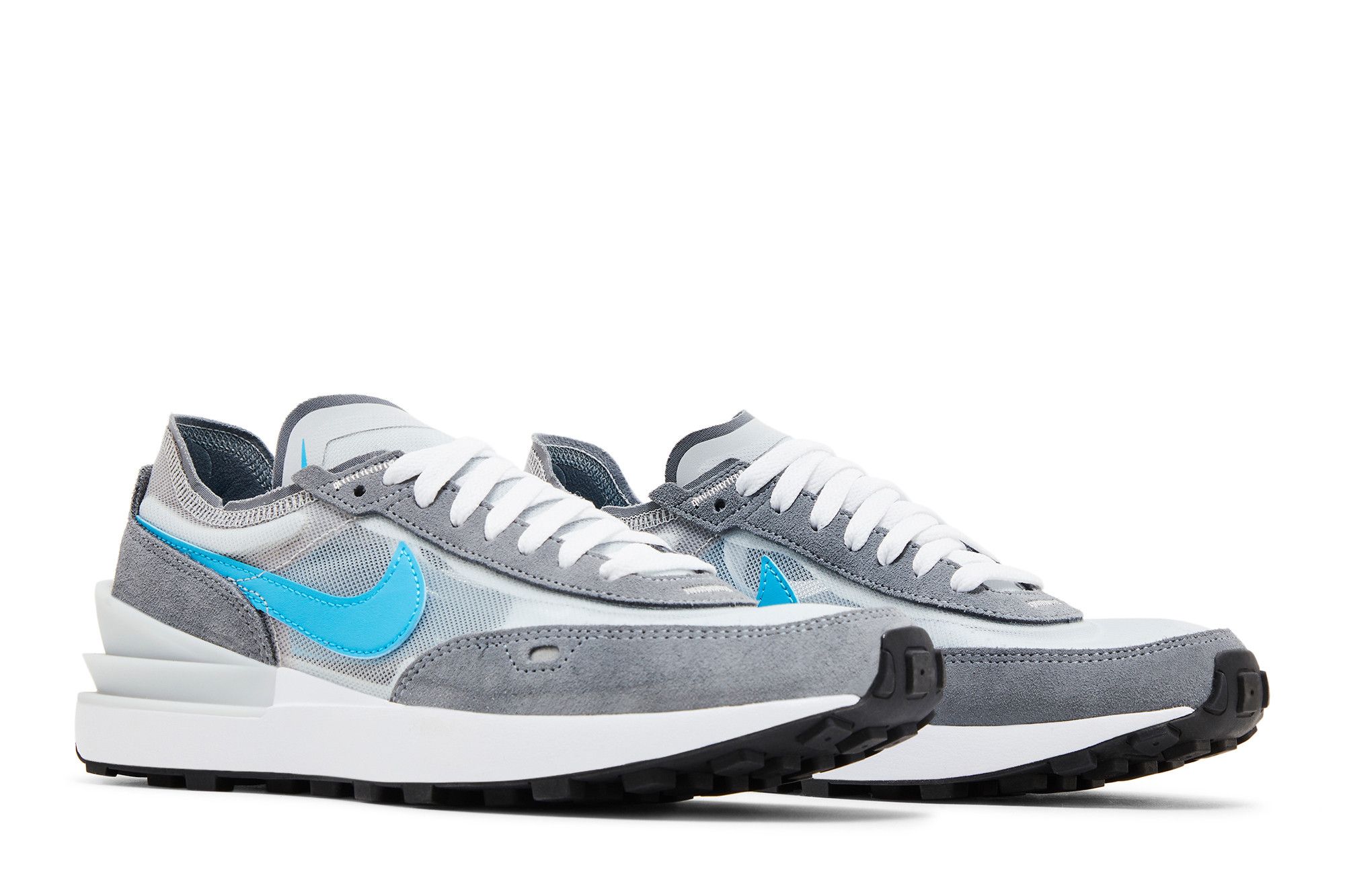 Cheap Nike Waffle One 'Cool Grey Blue Lightning' DA7995-003