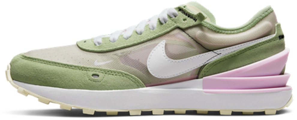 (Youth) Nike Waffle One Athleisure Casual Sports Shoe Green Pink DC0481-602 Buy (Youth) Nike Waffle One Athleisure Casual Sports Shoe Green Pink DC0481-602