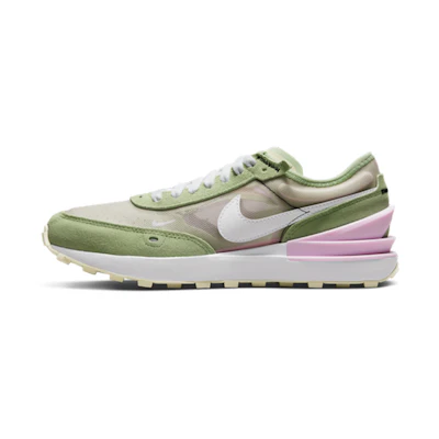 (Youth) Nike Waffle One Athleisure Casual Sports Shoe Green Pink