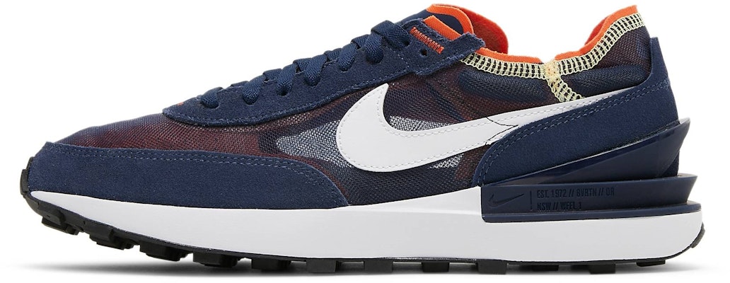 Nike Waffle One 'Midnight Navy Orange Melon Tint' DA7995-401 Lookbook Nike Waffle One 'Midnight Navy Orange Melon Tint' DA7995-401