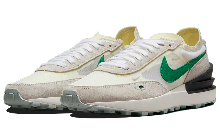 Lookbook Nike Waffle One ''Weiß Grün'' DR8598-100