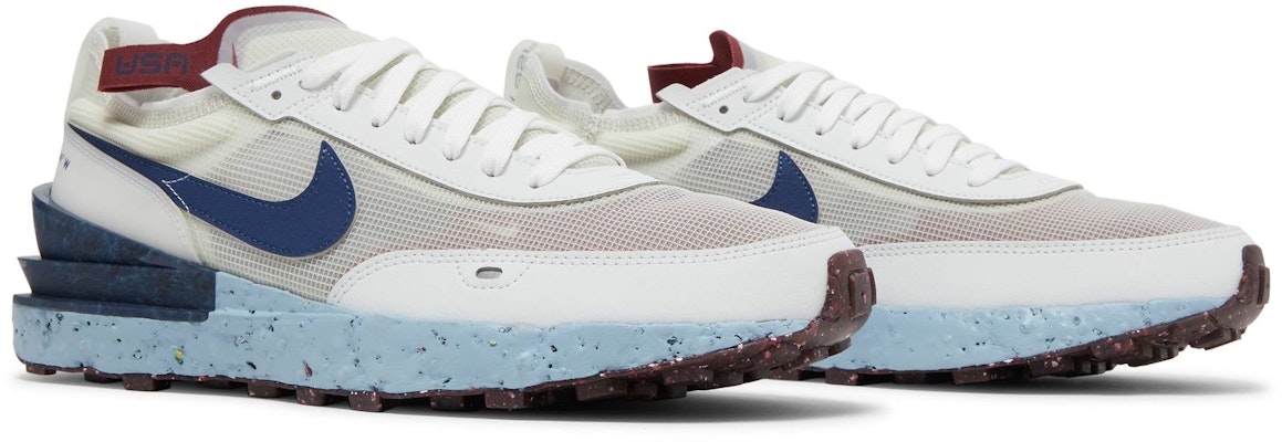 Nike Waffle One Crater 'Summit White Blue Void' DM2873-101 Cheap Nike Waffle One Crater 'Summit White Blue Void' DM2873-101