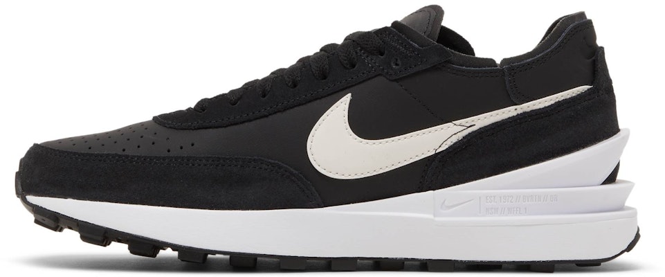 Nike Waffle One Leather 'Black White' DX9428-001 Lookbook Nike Waffle One Leather 'Black White' DX9428-001