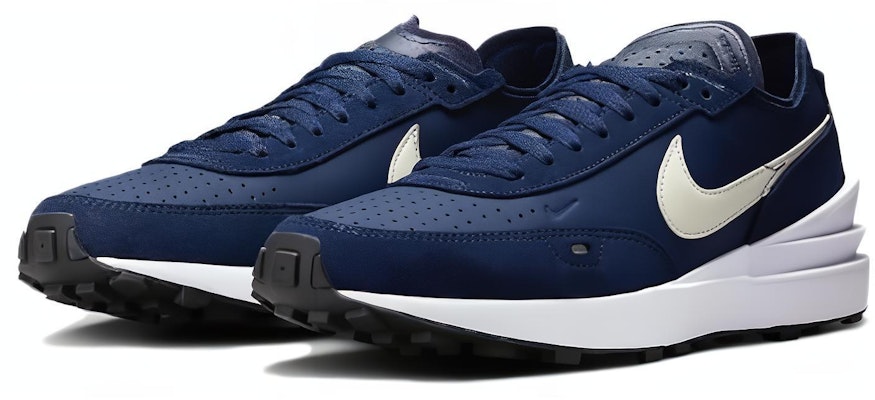 Nike Waffle One Leather 'Midnight Navy' DX9428-400 Lookbook Nike Waffle One Leather 'Midnight Navy' DX9428-400