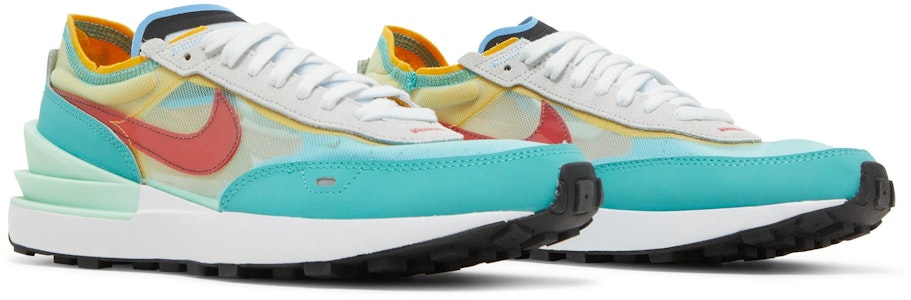 Nike Waffle One 運動休閒鞋 綠藍紅 Cheap Nike Waffle One 運動休閒鞋 綠藍紅