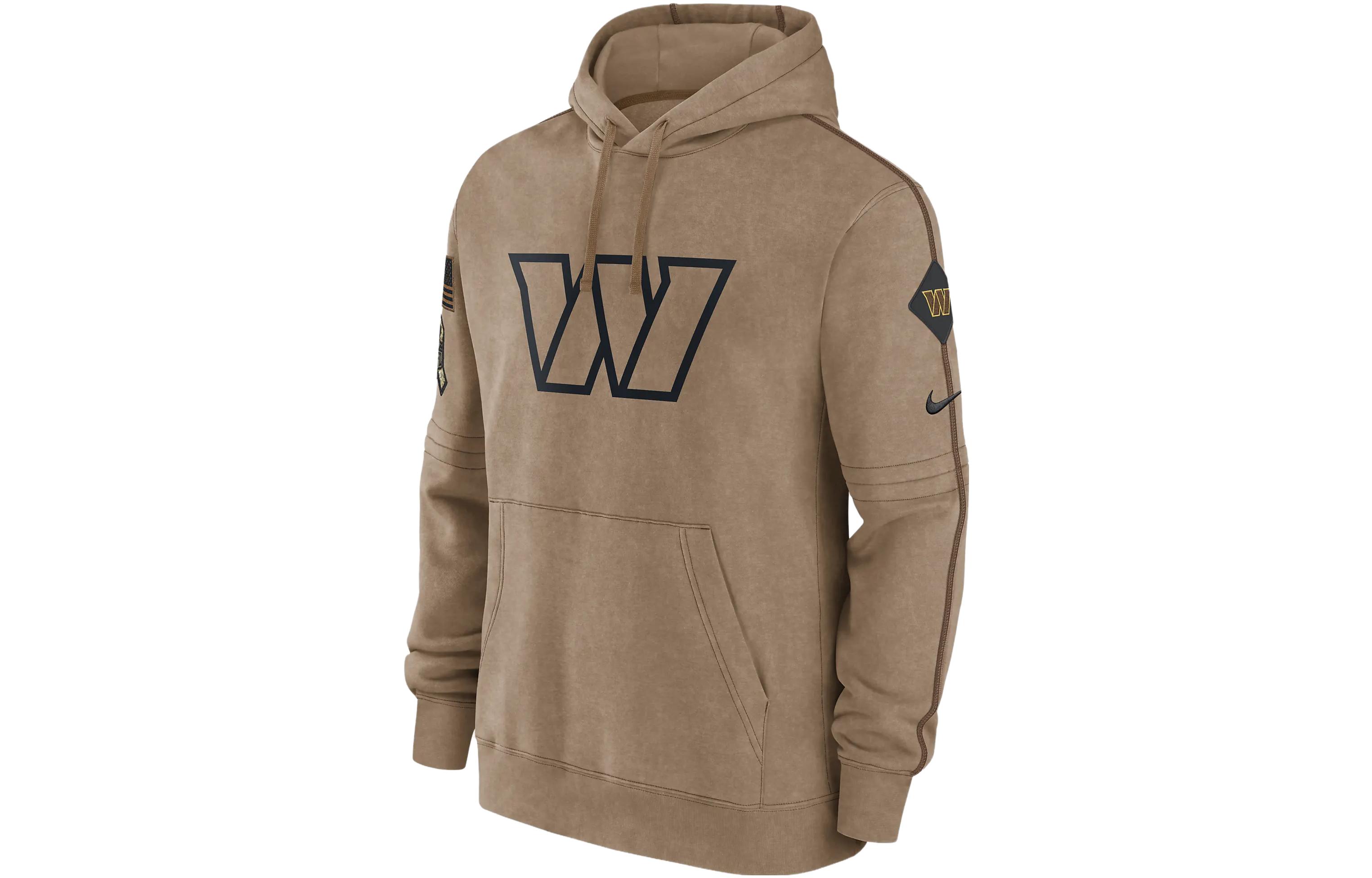 Nike Washington Commanders Salute to Service Brown Hoodie Casual Pullover 010I01CAA2Z-JW7