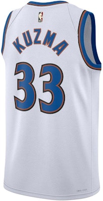 Nike Washington Wizards Kyle Kuzma Fan Edition White Jersey 2022/23 Season Mens. DO9454-101 Lookbook Nike Washington Wizards Kyle Kuzma Fan Edition White Jersey 2022/23 Season Mens. DO9454-101
