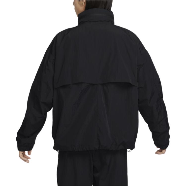 Purchase Nike Jaket Longgar Tahan Air UV Protection Warna Hitam FZ0715-010