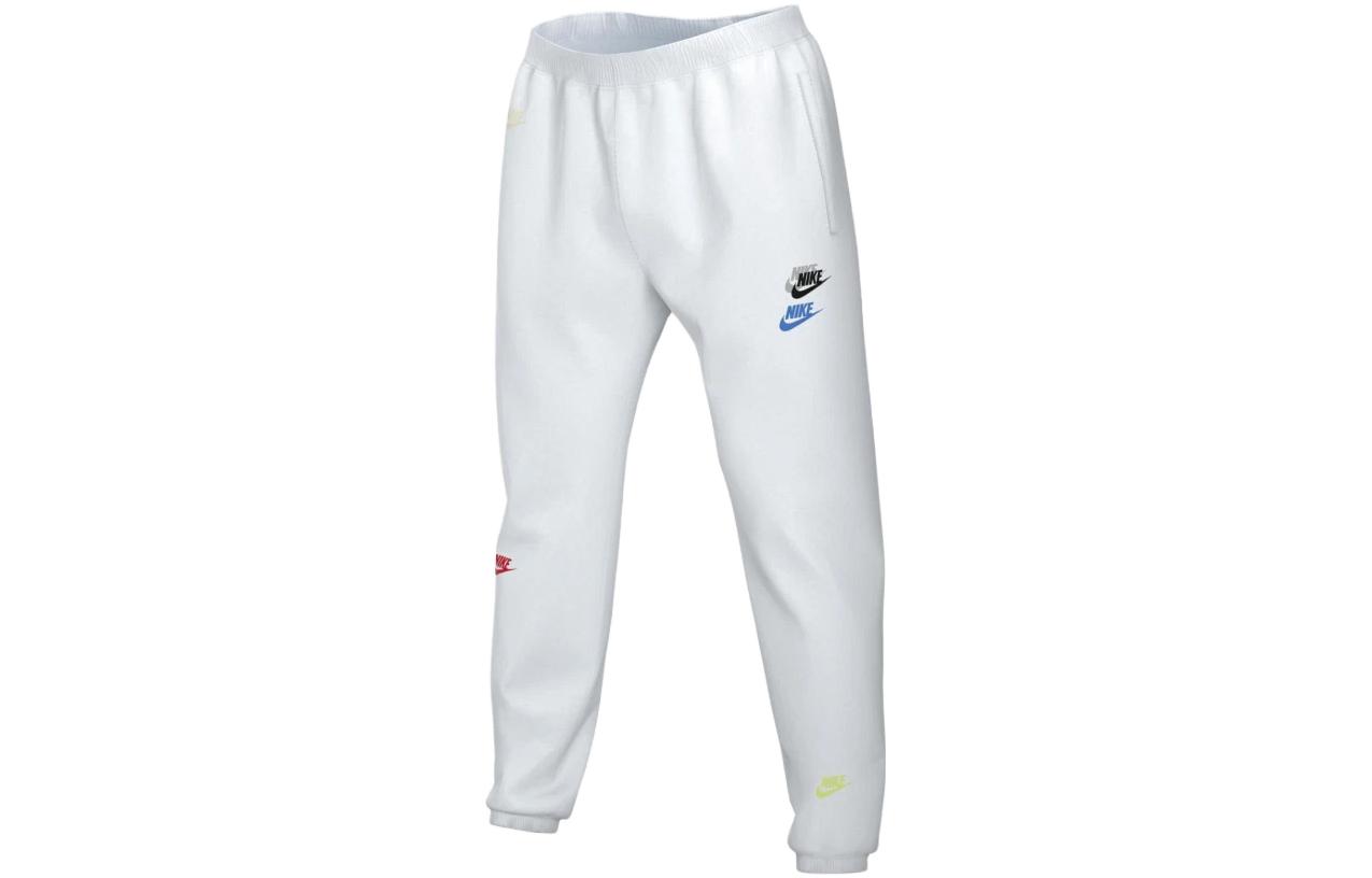 Nike White Casual Mid-Waist Jogger Pants DD4676-100