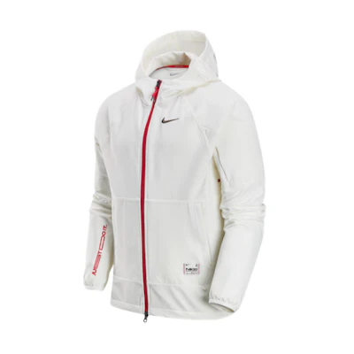 Nike White Long-Sleeve Hooded Jacket - Ling Snake Edition IB5492-133