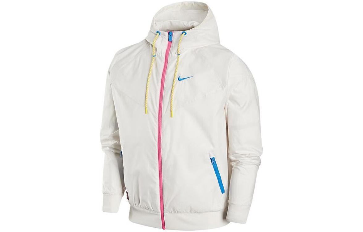 Nike White Long-Sleeve Sportswear Jacket FJ7680-030