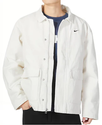 나이키 화이트 로고 카라 긴팔 워크웨어 재킷 DQ4939-030 Shop 나이키 화이트 로고 카라 긴팔 워크웨어 재킷 DQ4939-030