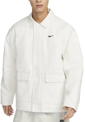 나이키 화이트 로고 카라 긴팔 워크웨어 재킷 DQ4939-030 Details for 나이키 화이트 로고 카라 긴팔 워크웨어 재킷 DQ4939-030