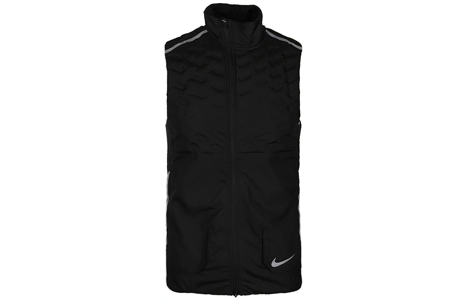 Nike Windproof Down Running Vest, Black, Winter Sportswear BV4863-010