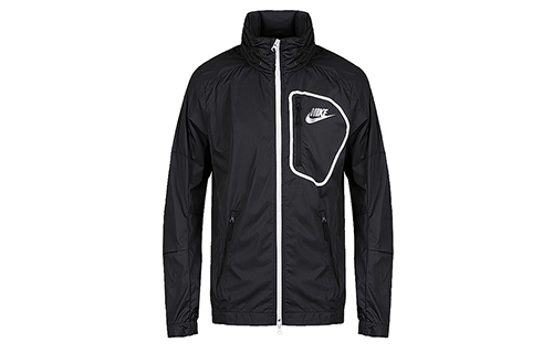Nike Windproof High-Neck Sports Jacket Black 885930-010