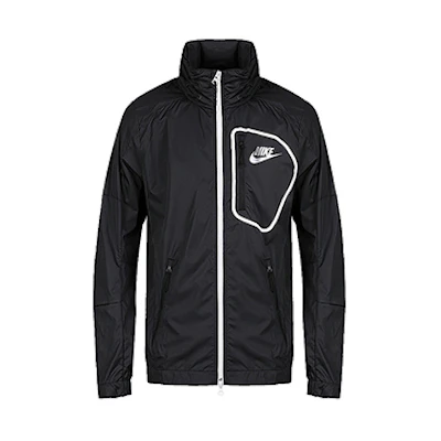 Nike Windproof High-Neck Sports Jacket Black 885930-010