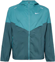 Nike Windrunner Colorblock Logo Print Hooded Jacket Green () CZ9071-379 Nike Windrunner Colorblock Logo Print Hooded Jacket Green () CZ9071-379