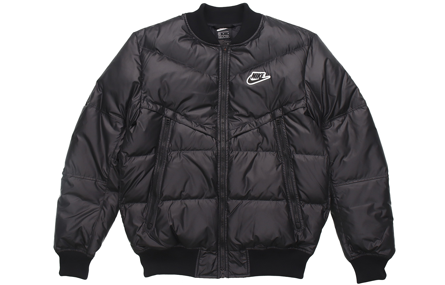 Nike Windrunner Down-Fill Jacket Black Winter Men’s Short Collar Sportswear CU4403-010