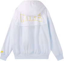 Lookbook Chaqueta Nike Windrunner Logo Bordado Colorblock con Capucha Gris Fútbol DX0695-085