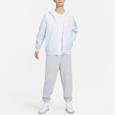 Nike Windrunner Embroidered Logo Colorblock Hooded Jacket Football Grey DX0695-085 Shop Nike Windrunner Embroidered Logo Colorblock Hooded Jacket Football Grey DX0695-085