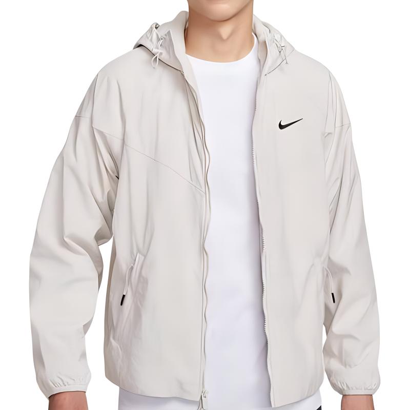 Nike Windrunner FW24 White Hoodie Jacket for Casual Sports Comfort HV1065-072