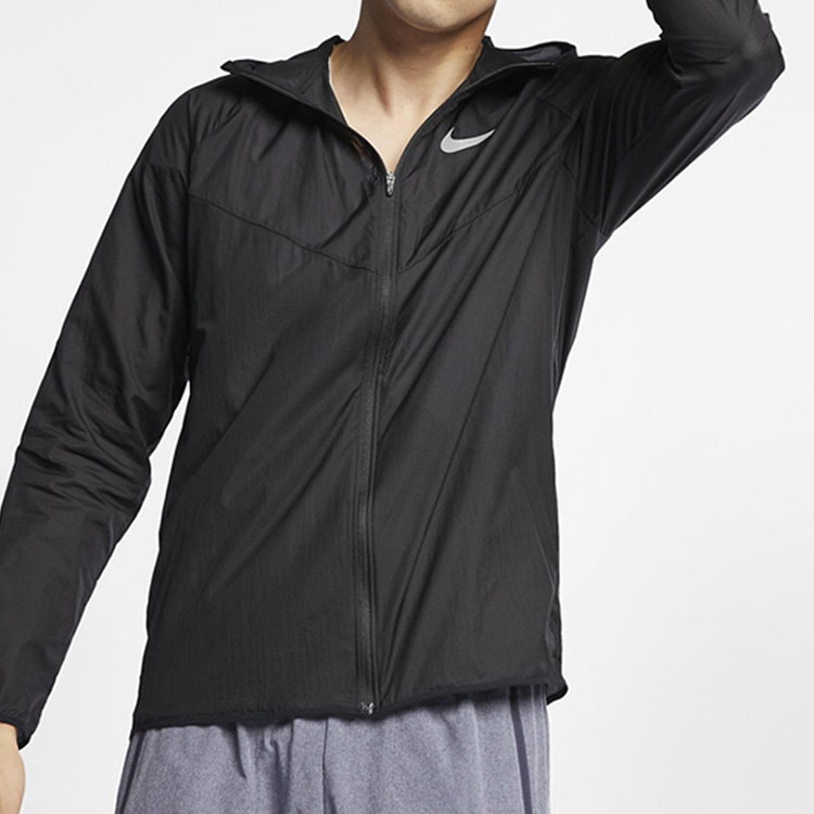 Details for Nike WindRunner Lightweight Breathable Running Jacket - Black AR0258-011