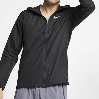Nike WindRunner Lightweight Breathable Running Jacket - Black AR0258-011 Details for Nike WindRunner Lightweight Breathable Running Jacket - Black AR0258-011