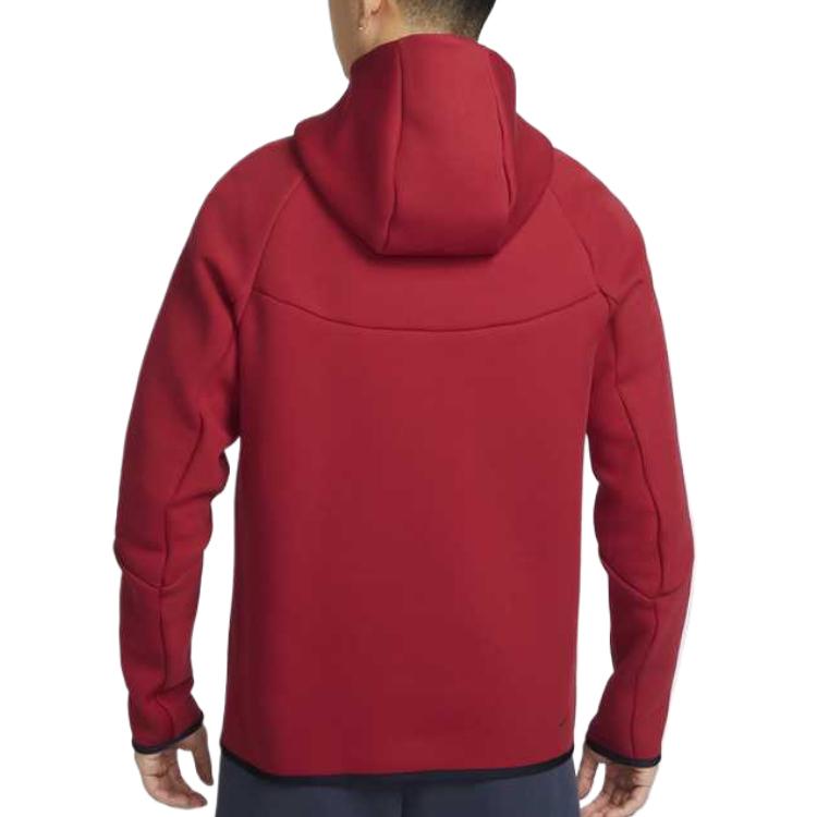 Lookbook Nike Windrunner Jaket Hoodie Merah Hitam Zip-Up Kasual Tahan Lasak & Selesa HV0950-687