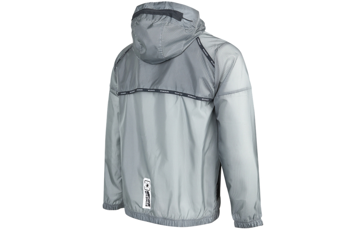 Lookbook Nike Windrunner Repel Wild Run Hooded Jacket Grey - Running Casual Springwear DD5392-084