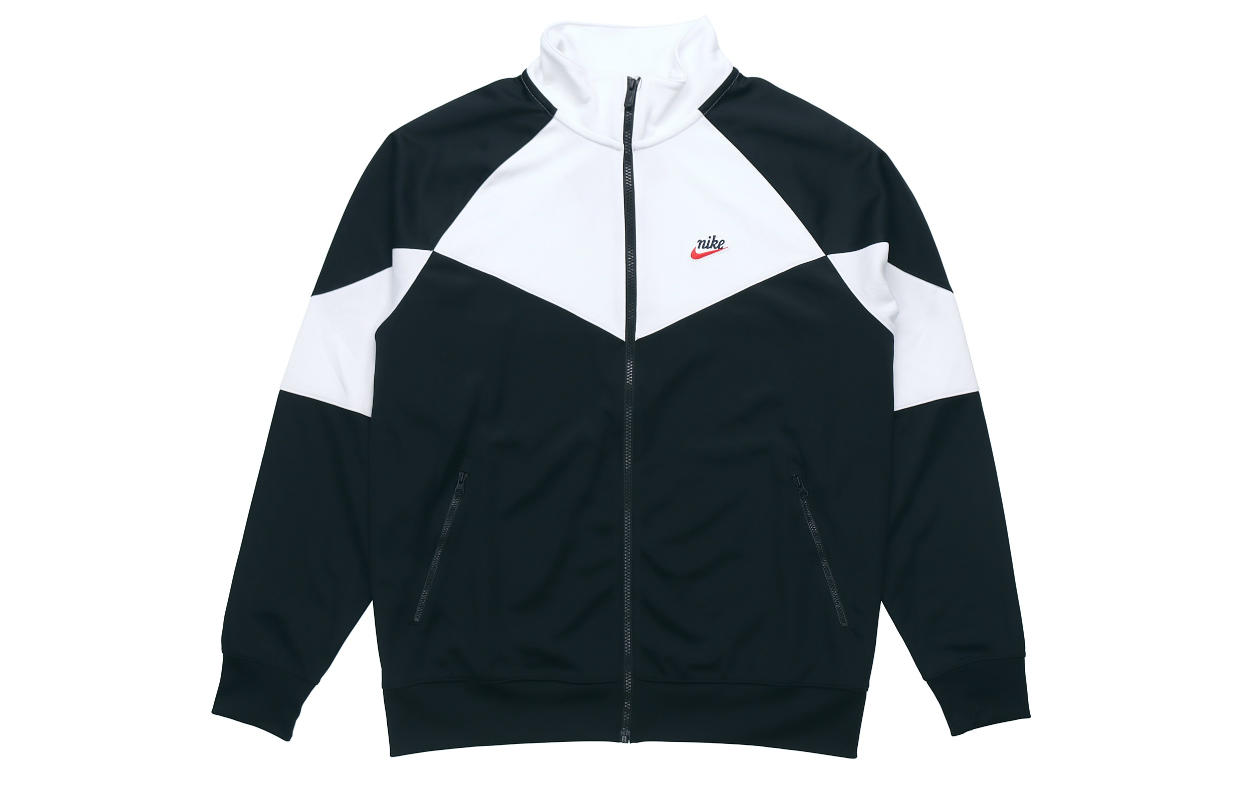 Nike Windrunner Retro Colorblock Logo Track Jacket Black Spring Casual Wear BV2626-010