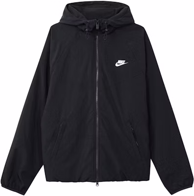 Nike Windrunner Solid Color Black Zipper Hoodie Jacket FB8619-010 Buy Nike Windrunner Solid Color Black Zipper Hoodie Jacket FB8619-010