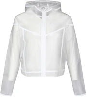 Nike Windrunner Translucent Full-Zip Jacket White Unisex CU6579-975 Nike Windrunner Translucent Full-Zip Jacket White Unisex CU6579-975