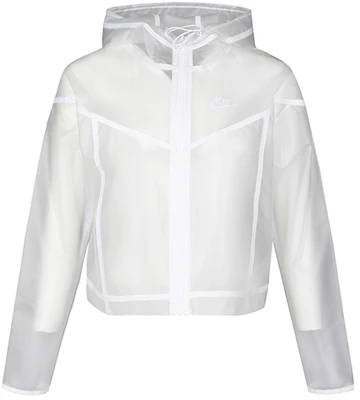 耐克Windrunner半透明全拉链夹克白色男女款 CU6579-975 Buy 耐克Windrunner半透明全拉链夹克白色男女款 CU6579-975