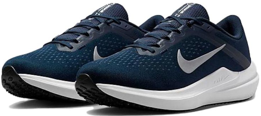 Nike Winflo 10 'College Navy Metallic Silver' DV4022-400 Lookbook Nike Winflo 10 'College Navy Metallic Silver' DV4022-400