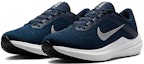 Lookbook Nike Winflo 10 'College Navy Metallic Silver' Lelaki&Wanita Kasut Lari DV4022-400