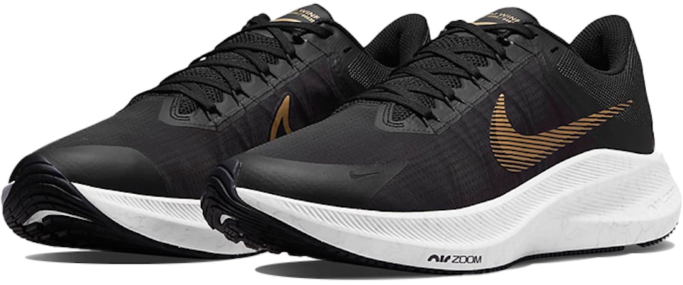 Nike Winflo 8 'Hitam Emas Metalik' CW3419-009 Lookbook Nike Winflo 8 'Hitam Emas Metalik' CW3419-009