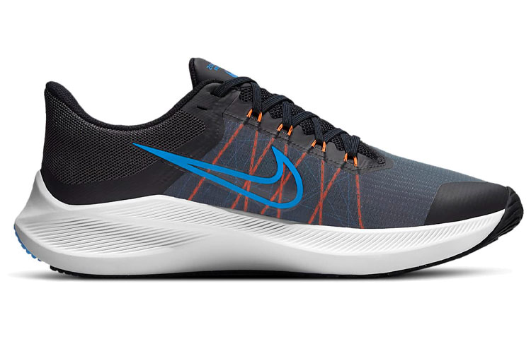 Lookbook 耐克 Air Zoom Winflo 8 '黑灰蓝' CW3419-007