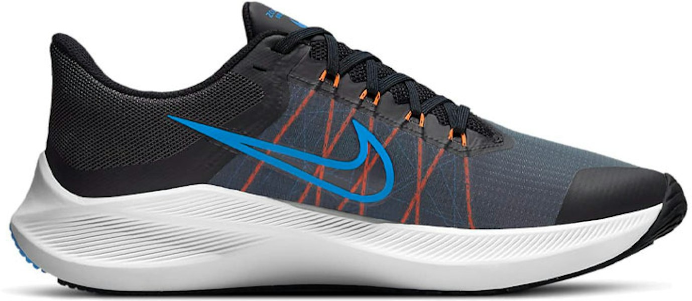 耐克 Air Zoom Winflo 8 '黑灰蓝' CW3419-007 Lookbook 耐克 Air Zoom Winflo 8 '黑灰蓝' CW3419-007