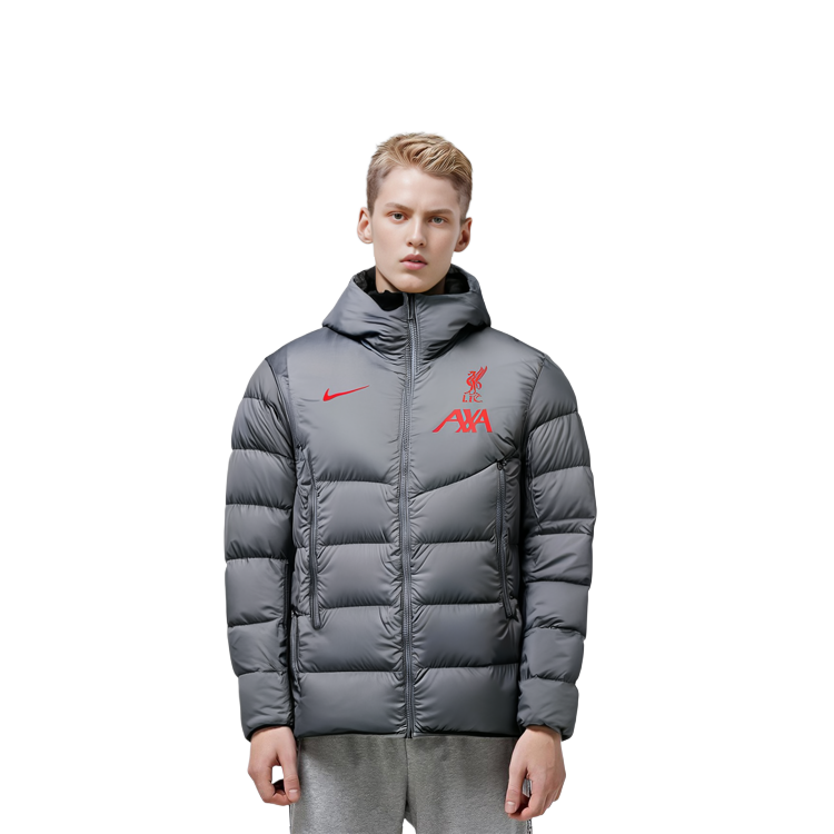 Sizing Nike 冬季灰色連帽羽絨外套附印花設計 DA6665-087