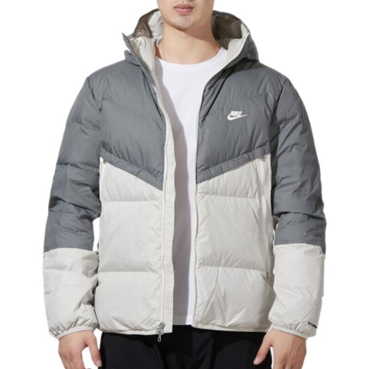 Details for Nike 冬季白色Windrunner連帽羽絨外套 休閒運動服 DD6796-077