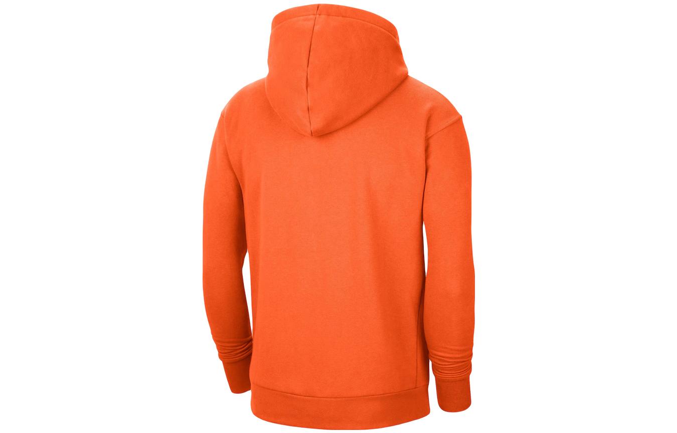 Nike WNBA Logo Printed Pullover Drawstring Hoodie Unisex Orange DR9596-820 圖 3