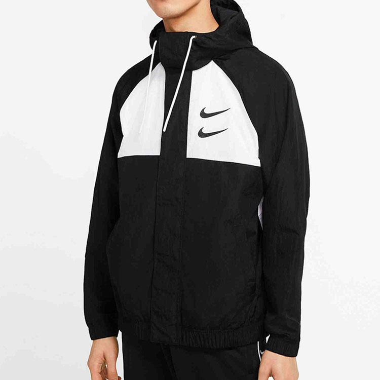 Shop Nike 經典時尚連帽長袖風衣外套 DD1089-011