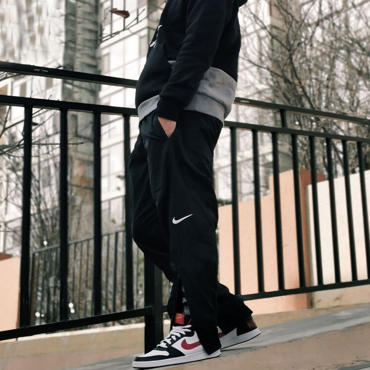 Sizing Nike Woven Loose Fit Quick-Dry Celana Jogger Knit Hitam CN5305-010