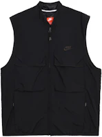Nike Woven Tech Soft Comfortable Vest - Black FZ0749-010 Nike Woven Tech Soft Comfortable Vest - Black FZ0749-010