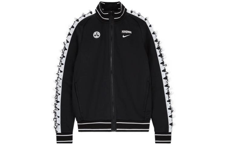 Nike ACRONYM Black Woven Track Jacket with Contrast Sleeve Trim CZ4673-010