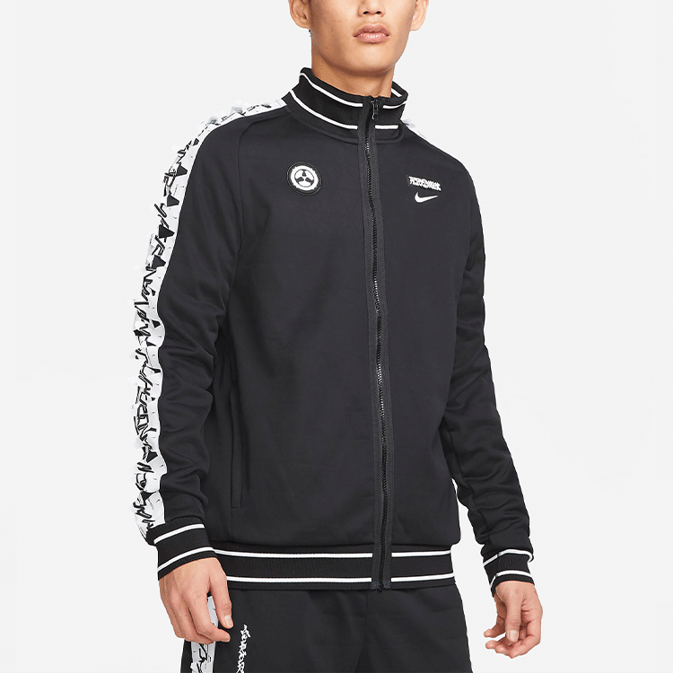 Nike ACRONYM Black Woven Track Jacket with Contrast Sleeve Trim CZ4673-010 圖 4