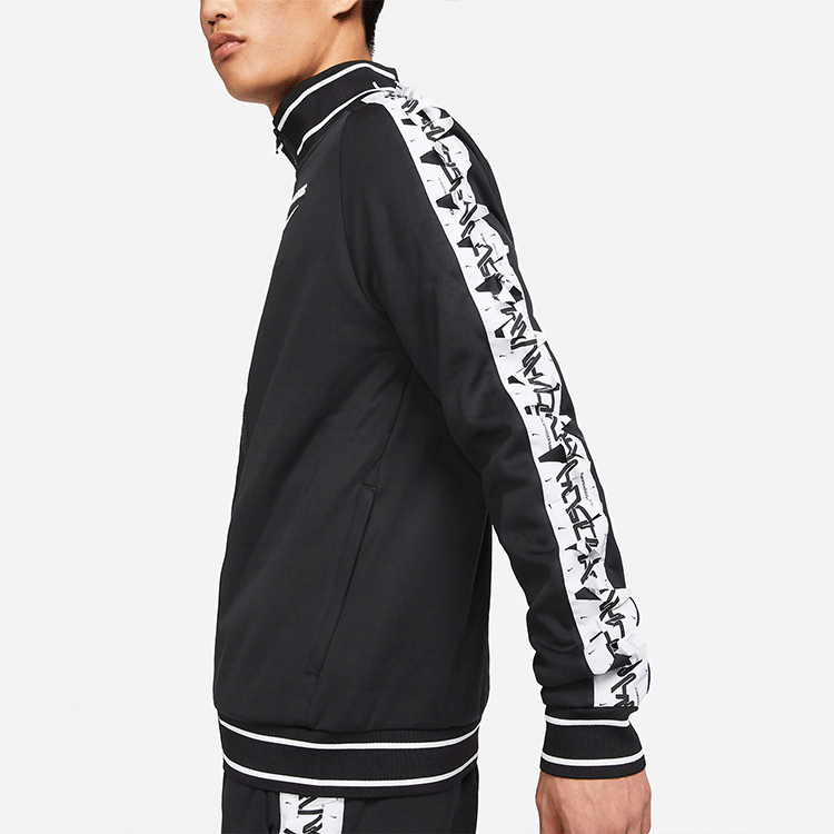 Nike ACRONYM Black Woven Track Jacket with Contrast Sleeve Trim CZ4673-010 圖 6