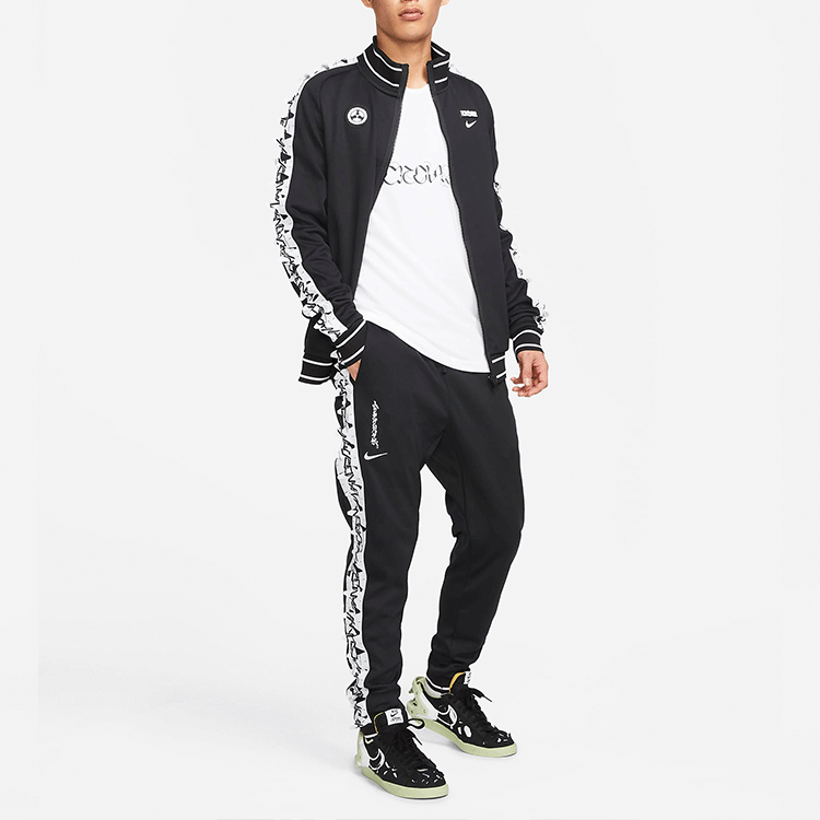 Nike ACRONYM Black Woven Track Jacket with Contrast Sleeve Trim CZ4673-010 圖 7
